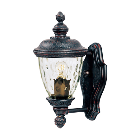 MAXIM Carriage House 1-Light 6" Wide Oriental Bronze Outdoor Wall Sconce 3495WGOB